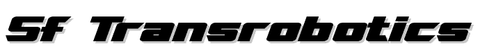 SF TransRobotics Extended Bold Italic font